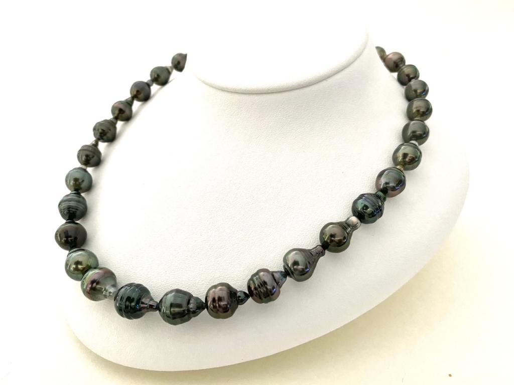 黒蝶真珠ネックレス  ドロップ